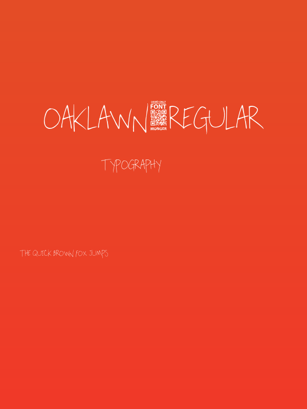 OakLawn-Regular Poster