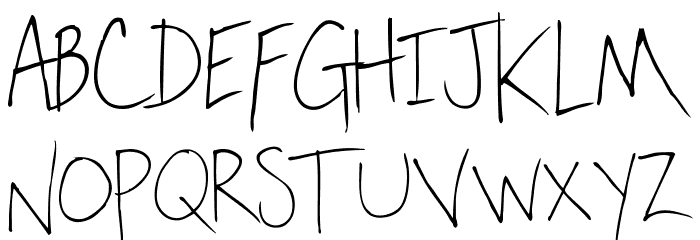 OakLawn-Regular Font LOWERCASE