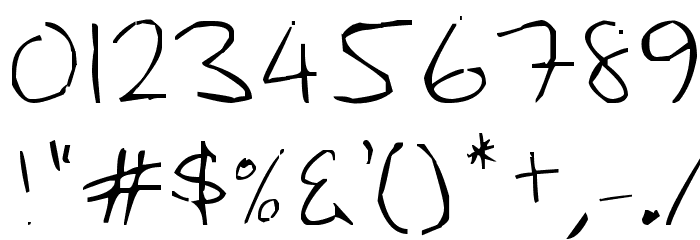 Oakhill フォント その他の文字