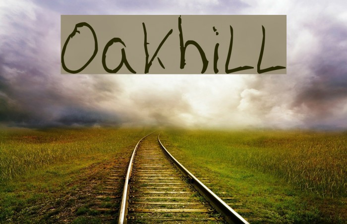 Oakhill フォント examples
