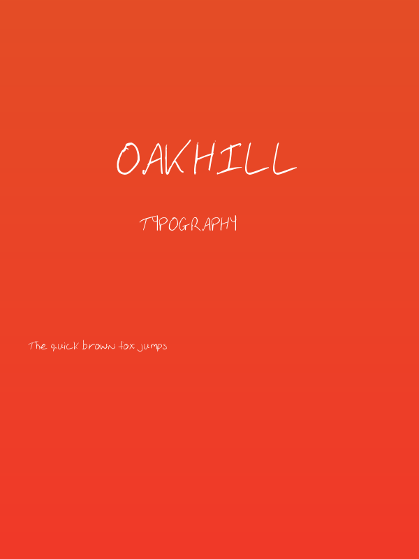 Oakhill Poster