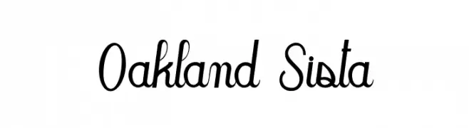 Oakland Sista  Frei Schriftart Herunterladen