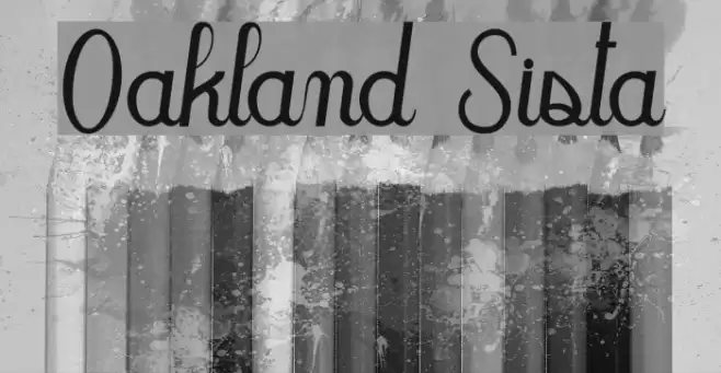 Oakland Sista Font examples