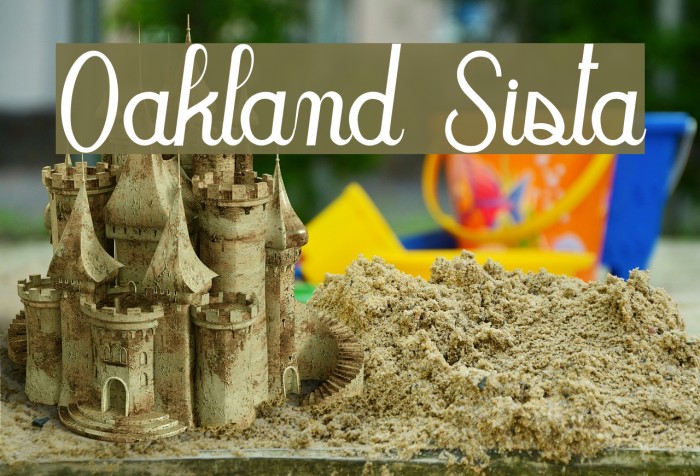 Oakland Sista Font examples