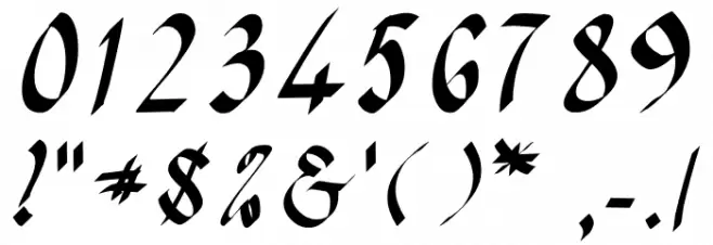 Oakland Font OTHER CHARS