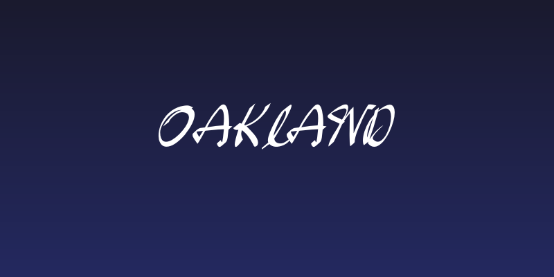 Oakland Social Header