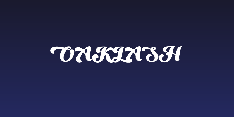 Oaklash Social Header