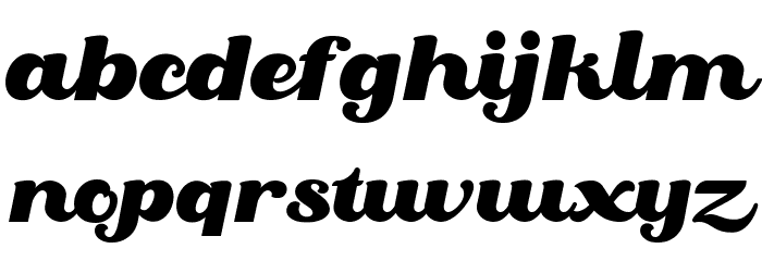 Oaklash Font LOWERCASE