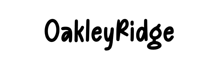 Oakley Ridge  les polices de caractères gratuit tlcharger