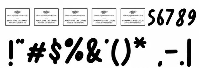 Oakley Ridge Font OTHER CHARS