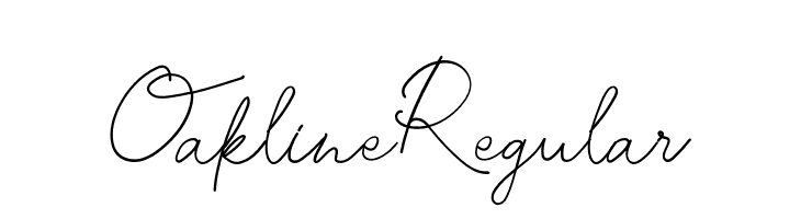 OaklineRegular  नि: शुल्क फ़ॉन्ट्स डाउनलोड