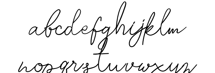 OaklineRegular Font LOWERCASE