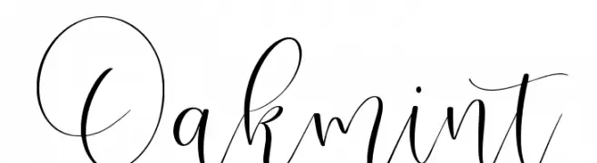 Oakmint  Frei Schriftart Herunterladen