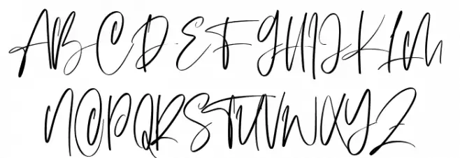 Oakmont Free Font 字体 大写