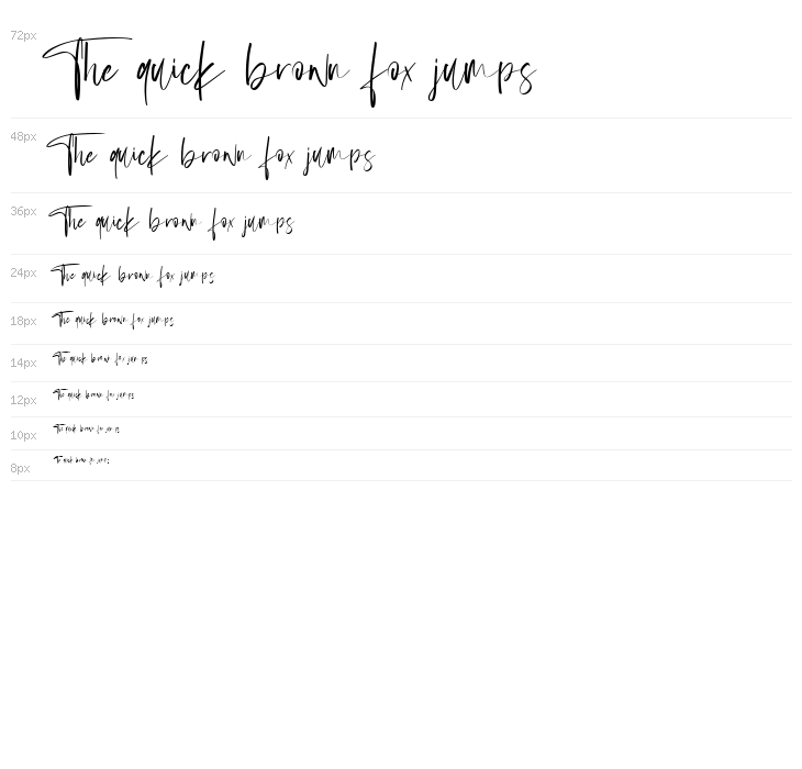 Oakmont Free Font Waterfall