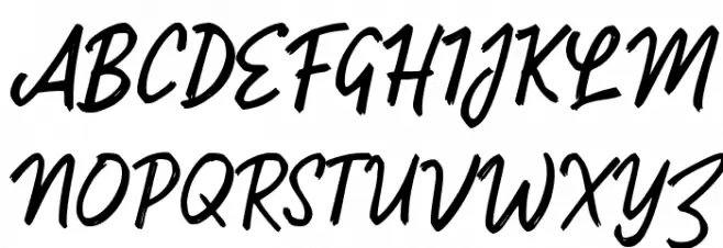 Oaksido Script خط أحرف كبيرة