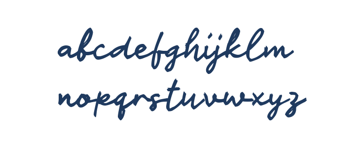 Oaksido Script Lowercase