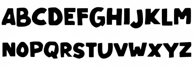 Oalah Font UPPERCASE