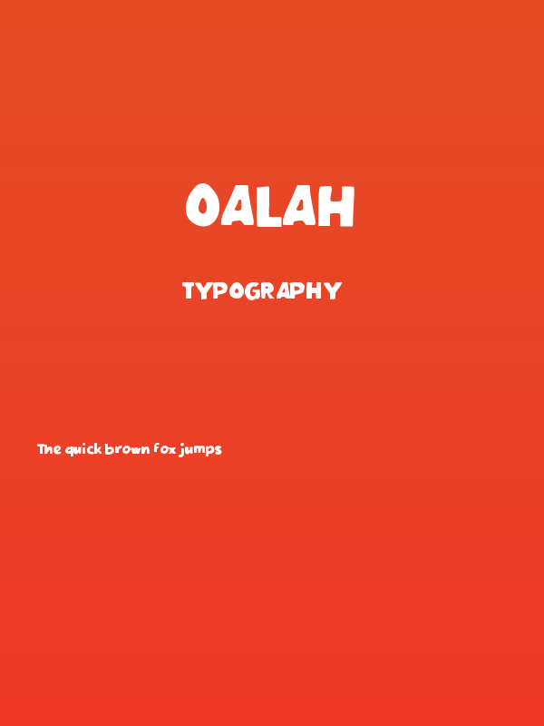 Oalah Poster