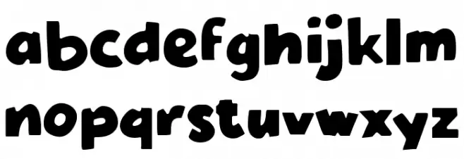 Oalah Font LOWERCASE