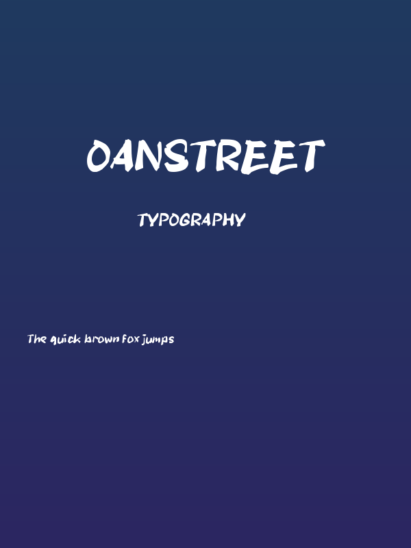 Oanstreet Poster