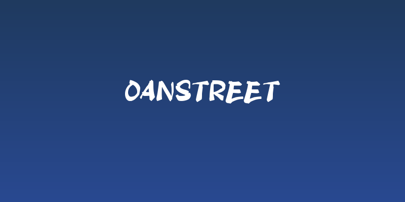 Oanstreet Social Header