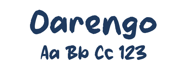 Oarengo Font Preview