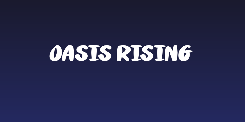 Oasis Rising Social Header