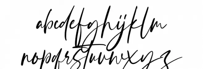 Oastine Schriftart Kleinbuchstaben