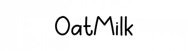 Oat Milk  font caratteri gratis