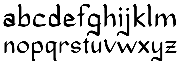 Oathkeeper Font LOWERCASE