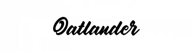 Oatlander  フリーフォントのダウンロード