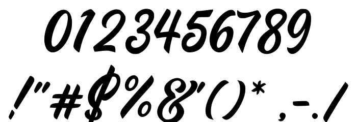 Oatlander Font OTHER CHARS