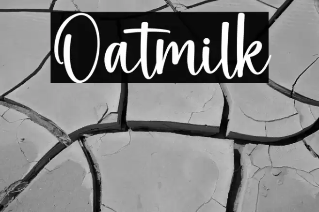 Oatmilk Font examples