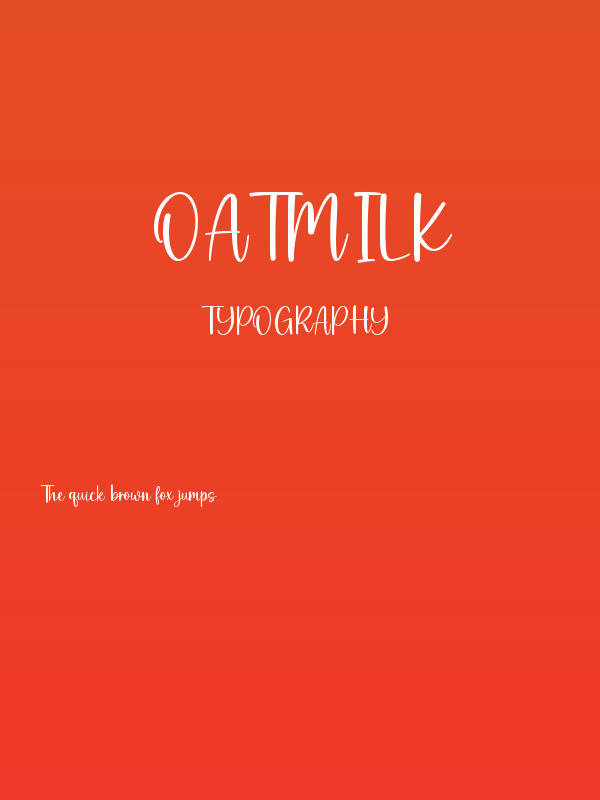 Oatmilk Poster