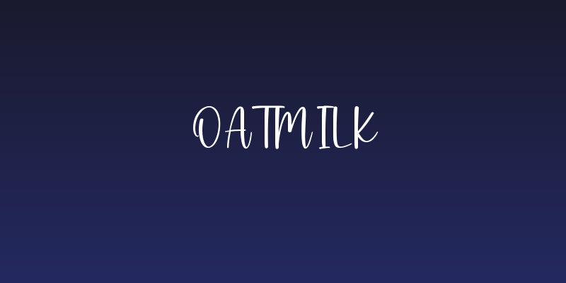 Oatmilk Social Header