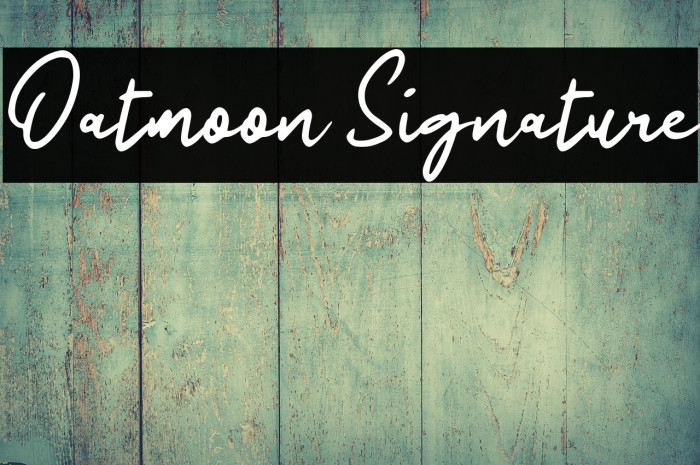 Oatmoon Signature Example 3