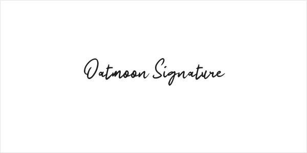 Oatmoon Signature Logo