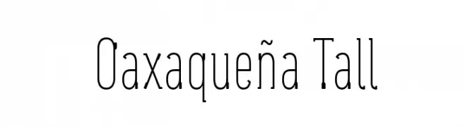 Oaxaqueña Tall  नि: शुल्क फ़ॉन्ट्स डाउनलोड