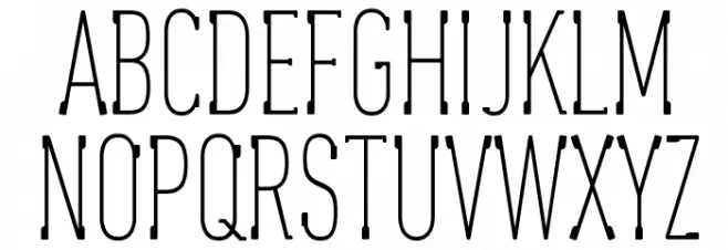 Oaxaqueña Tall Schriftart Groß