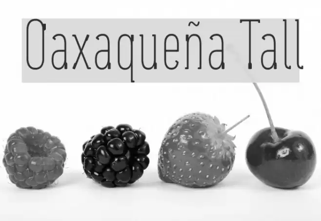 Oaxaqueña Tall Шрифта examples