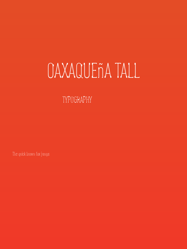 Oaxaqueña Tall Poster