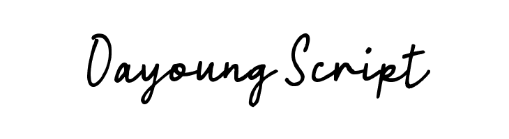 Oayoung Script  Descarca Fonturi Gratis