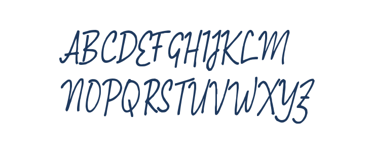 Oayoung Script Uppercase