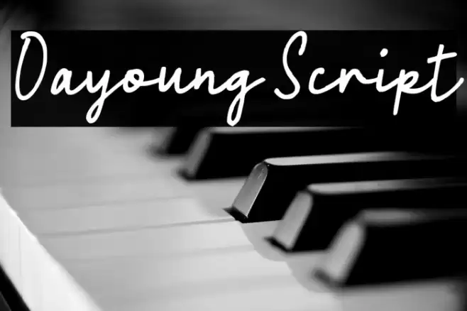 Oayoung Script خط examples
