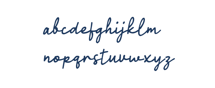 Oayoung Script Lowercase