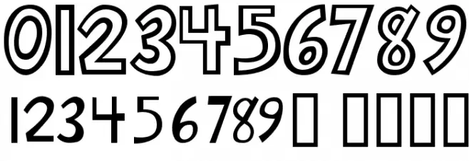 oArbust Font OTHER CHARS