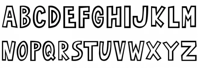oArbust Шрифта ВЕРХНИЙ