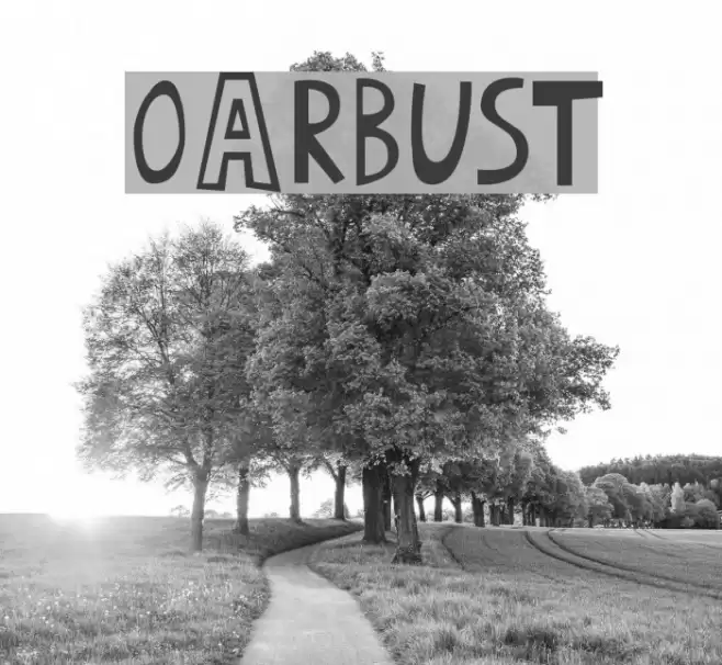 oArbust Font examples