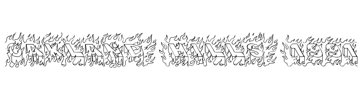 oakland hills 1991 Font